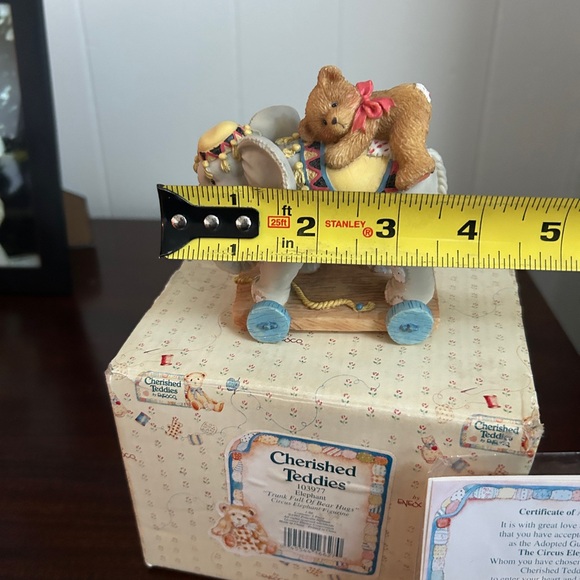 VINTAGE 1995 ENESCO “CHERISHED TEDDIES” ELEPHANT FIGURE- NEW IN BOX - Picture 9 of 11